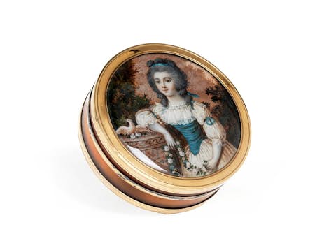 Louis XVI-Dose mit Damenportrait
